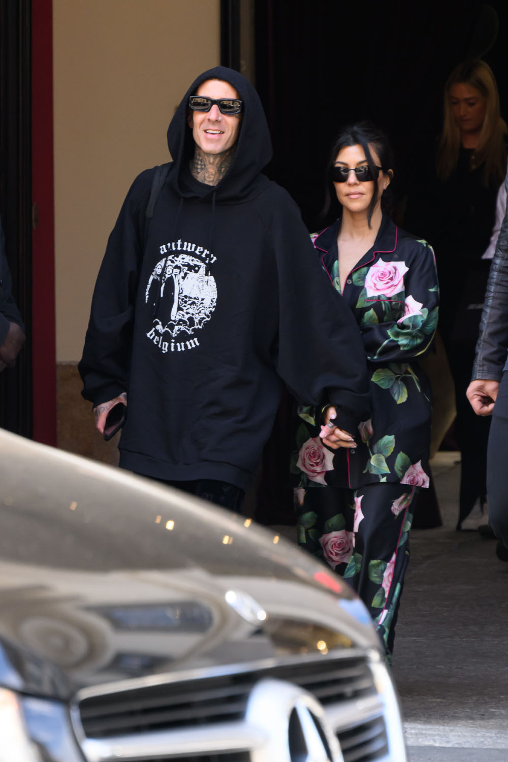 Kourtney Kardashian and Travis Barker
Kourtney Kardashian and Travis Barker out and about, Milan, Italy - 30 Apr 2022
Kourtney Kardashian and Travis Barker shopping in Milan and leaving the city with a private flyMilan plane