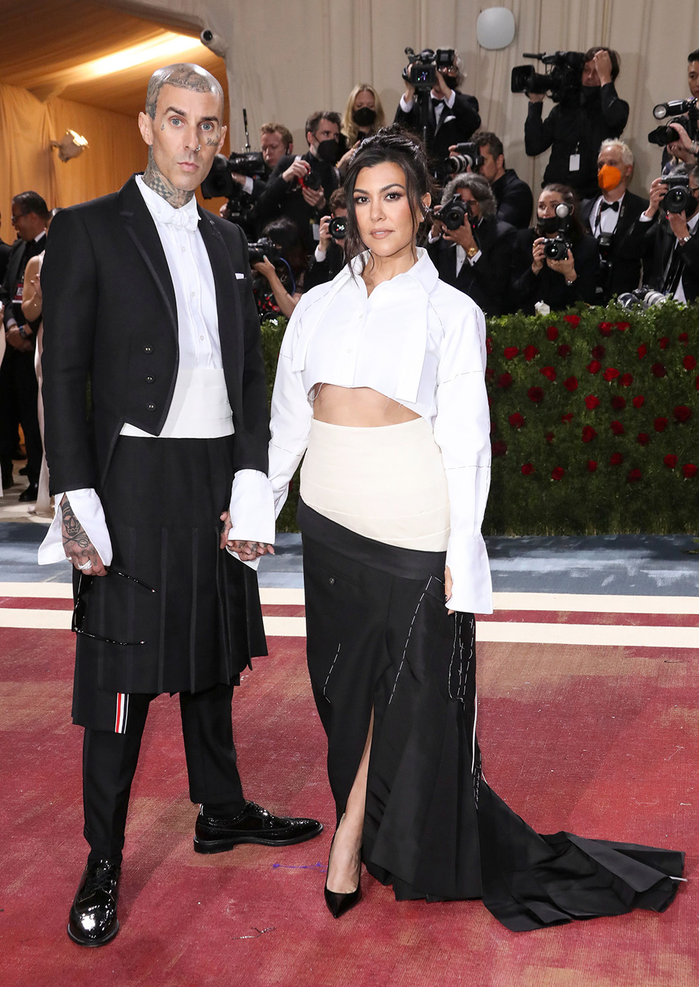 Travis Barker and Kourtney Kardashian
Costume Institute Benefit celebrating the opening of In America: An Anthology of Fashion, Arrivals, The Metropolitan Museum of Art, New York, USA - 02 May 2022