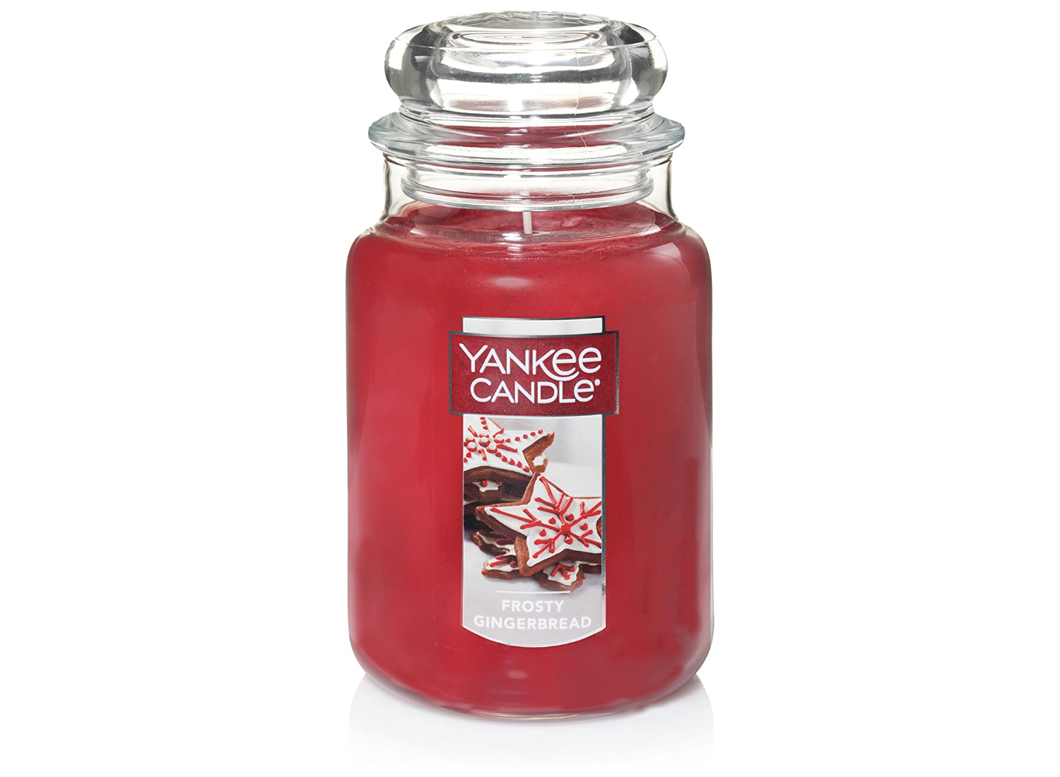 A Frosty Gingerbread Yankee Candle.