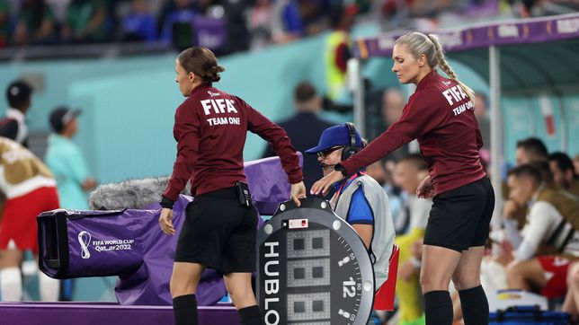 First ever all-female referee team to take charge as 2022 World Cup makes history