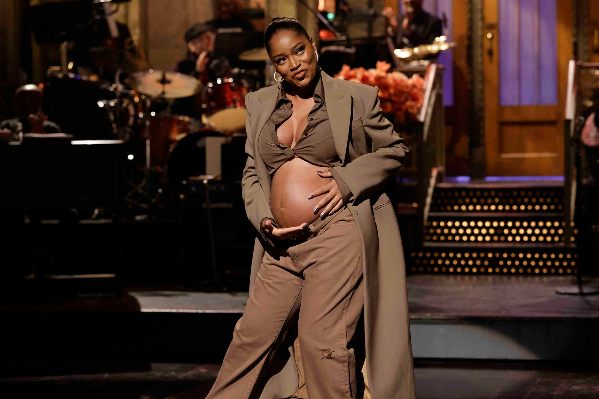 Keke Palmer Is Pregnant With 1st Child, Debuts Baby Bump on ‘Saturday Night Live’: 'I Am So Excited'